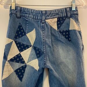 “VINTAGE” WE THE FREE PATCHWORK JEANS